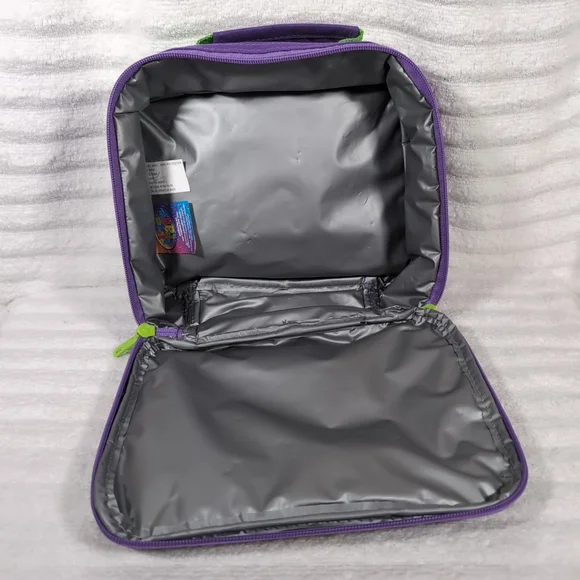 Lisa Frank Bubble Kittens Cats Soft Lunch Box Bag Lunchbox Pink Purple Zip - Picture 5 of 7